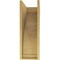Ekena Millwork 9"W x 18"D x 27"H Classic Helena Rough Cedar Woodgrain TimberThane Corbel, Primed Tan CORUR09X18X27HELRCPR - alternate 3